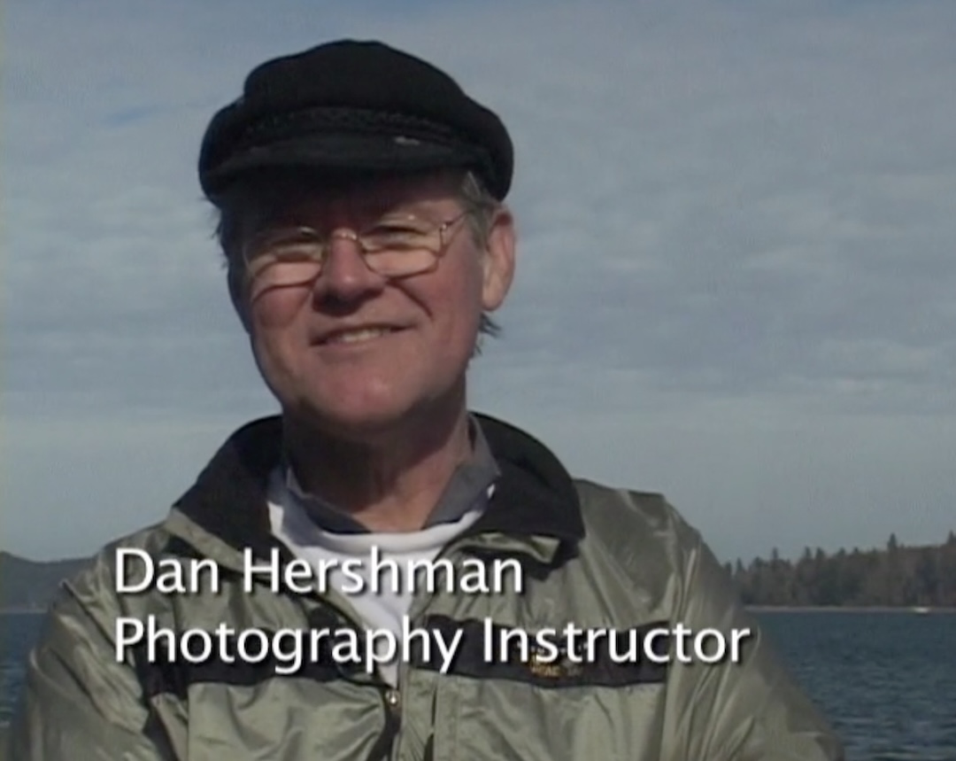 Dan Hershman talking to camera